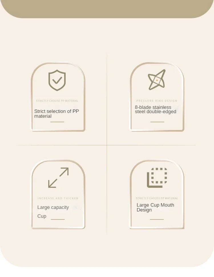 220V 3L  Blender 6 in 1 Stainless Steel Icebreaker Large Capacity Wall Breaker Meat Grinder Juicer Household Commercial Salad