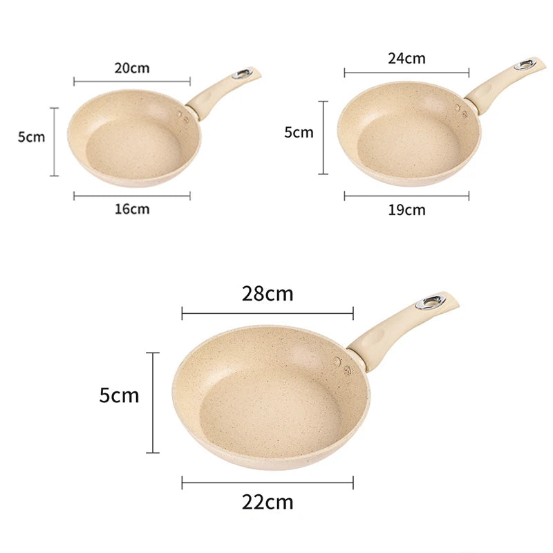 Non-Stick Pan Frying Pan Wok Pan Home Steak Skillet Pancake fried induction cooker gas stove special Saucepan Nonstick Pan