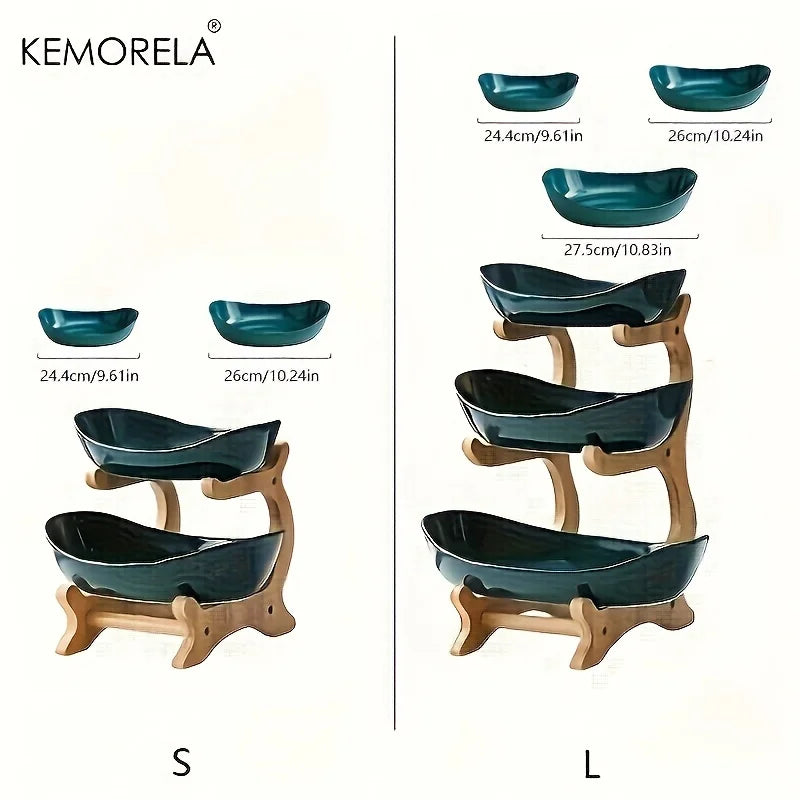 2/3 Layer Fruit Plate | Multi-Tier Snack & Dessert Stand