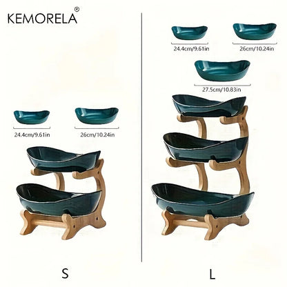 2/3 Layer Fruit Plate | Multi-Tier Snack & Dessert Stand