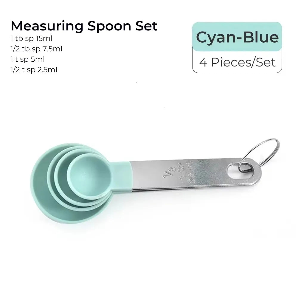 Stainless Steel Measuring Cup & Spoon Set