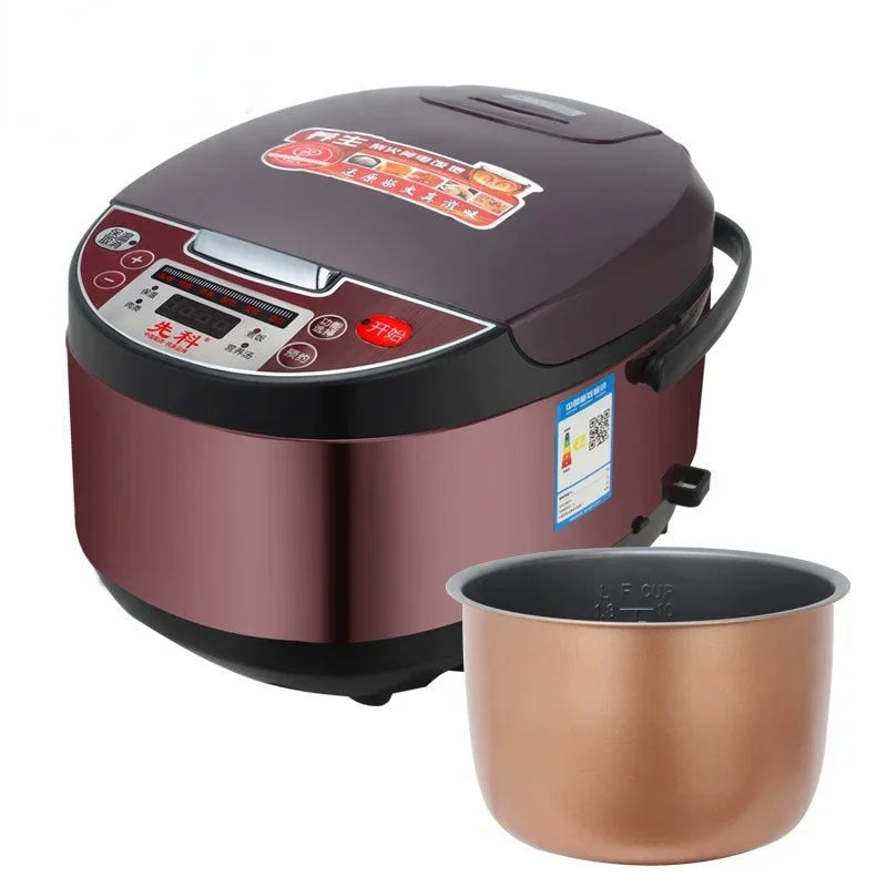 5L rice cooker for home use, large capacity, multifunctional intelligent soup making rice cooker