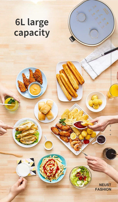 Air fryer, household high-capacity electric fryer, multifunctional electric oven, toaster