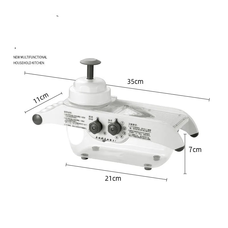 Manual Vegetable Slicer & Multifunction Cutter for Fast Meal Prepreparations
