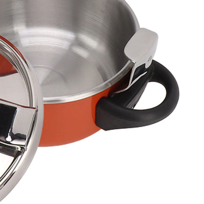 TOPINCN 2L Stainless Steel Pressure Cooker – Mini Pressure Pot for Gas & Induction