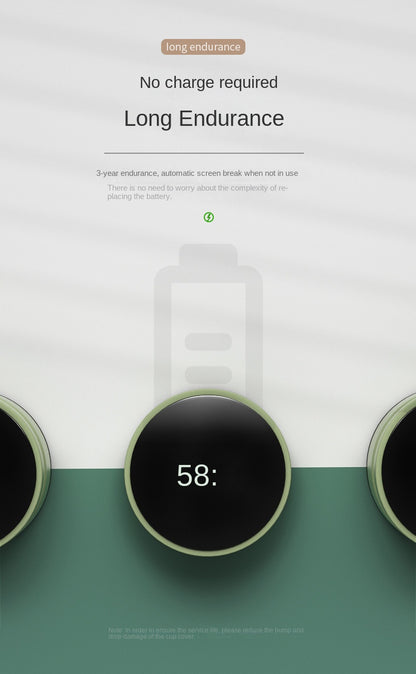 480ml Smart Thermos Cup 304 Stainless Steel Smart Temperature Display Waterproof Double-wall Vacuum Thermos Cup