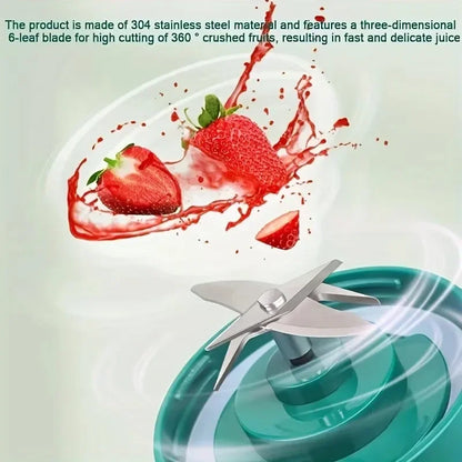 Portable Baby Food Blender, USB Rechargeable Mini Blender for Homemade Infant Puree, Fruit Juice, Smoothie Maker