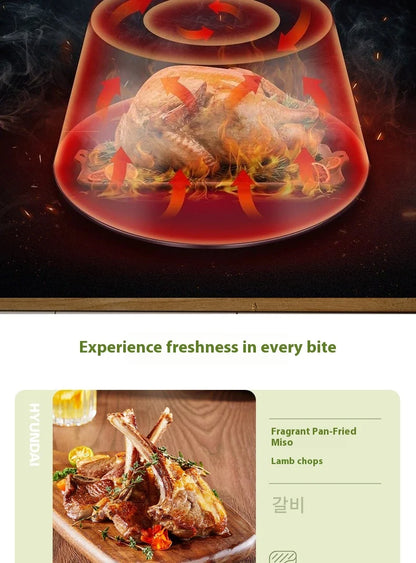 6L Air fryer Electric Air Fryers  Oil-free Automatic  Large capacity multifunctional air electric fryerully automatic all-in-one