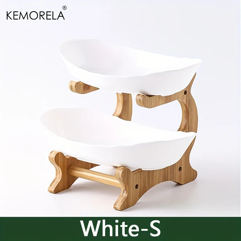 2/3 Layer Fruit Plate | Multi-Tier Snack & Dessert Stand