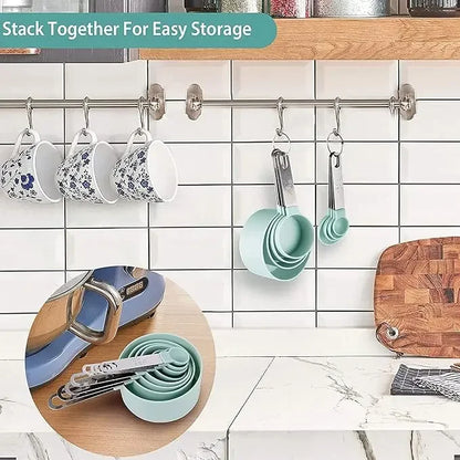 Stainless Steel Measuring Cup & Spoon Set