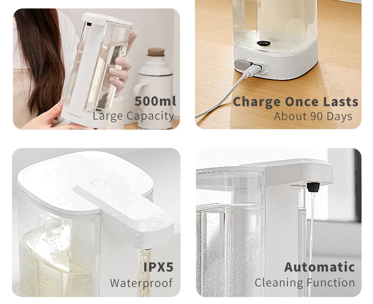 Automatic Touchless Soap Dispenser with Sensor Control