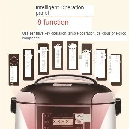 2L Portable Electric Rice Cooker for Car, Truck & Travel