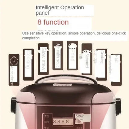 2L Portable Electric Rice Cooker for Car, Truck & Travel