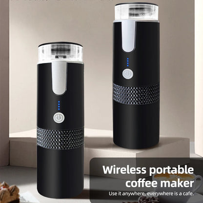 Portable Electric Espresso Coffee Machines 6oz Single Serve Mini Coffee Maker Automatic Brew for Camping Travel Car Office