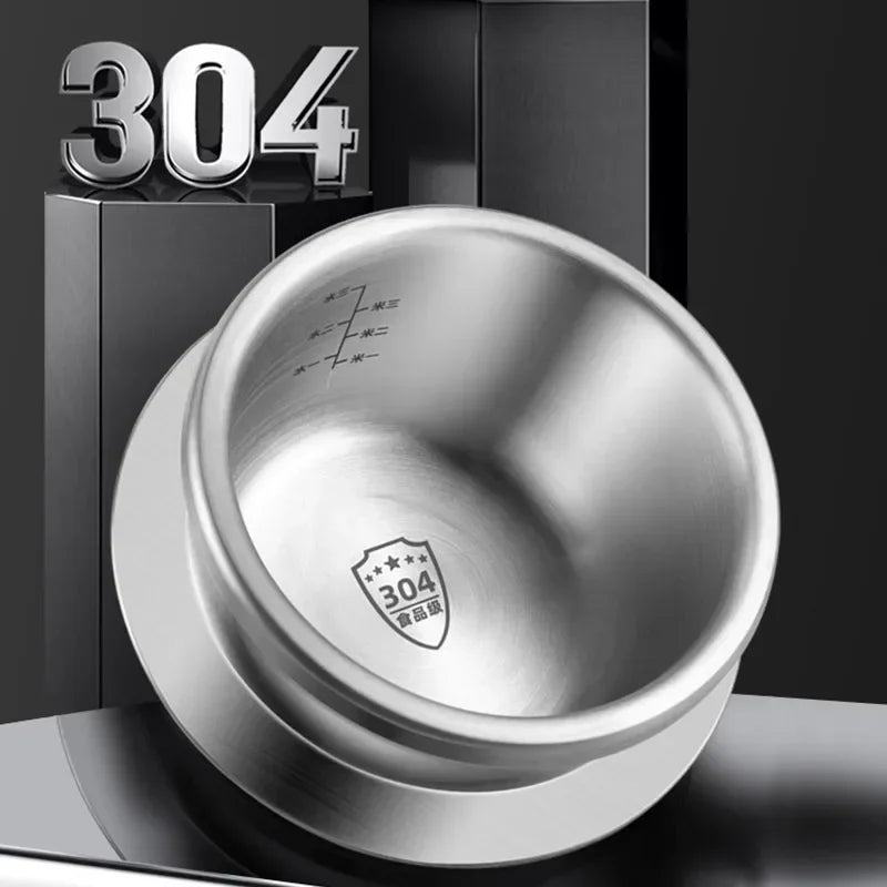 0.8–2L Stainless Steel Camping Pressure Cooker | Portable Outdoor Cooker