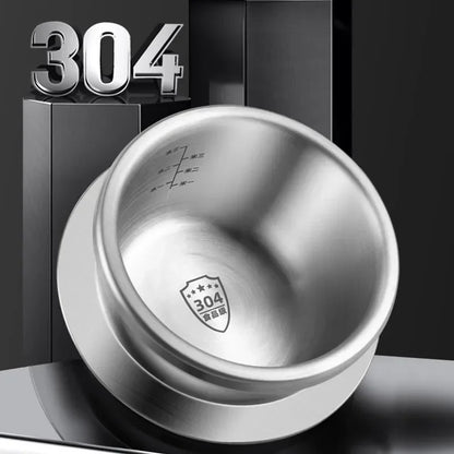 0.8–2L Stainless Steel Camping Pressure Cooker | Portable Outdoor Cooker