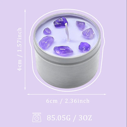 Scented Candles – 3oz Crystal Ritual Scented Candle with Soy Wax, Suitable Daily Use, Holiday Gifts, Use Halloween Home Decor