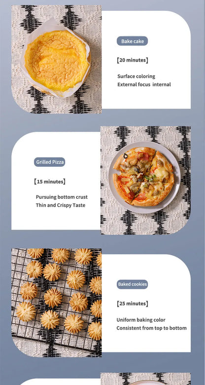 10L Large Capacity Electric Air Fryers Oil-free Automatic Household Kitchen Oven Deep Fryer