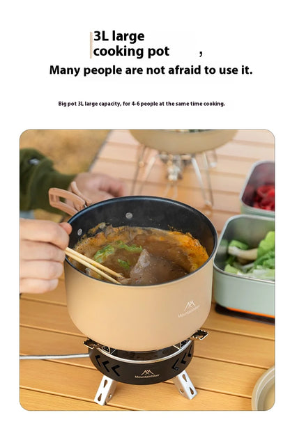 Mountainhiker New Set of Pots, Kettles, Outdoor Pots and Pans, Stoves, Camping Equipment, Cookware, Cookers, Cookers, Pots, Pots