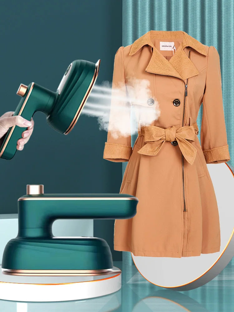 Professional Mini Wet Dry Ironing Machine Heat Press Machine Portable Electric Iron Steamer Handheld For Home Dormitory Travel