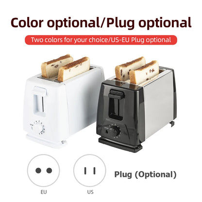 Toaster 2 Slice Wide Slot with 6 Preset Temperature and Timing Small Stainless Steel Bread Toaster with Manual Stop