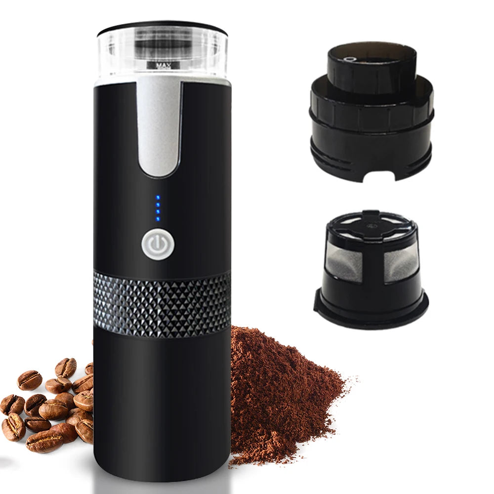 Portable Electric Espresso Coffee Machines 6oz Single Serve Mini Coffee Maker Automatic Brew for Camping Travel Car Office