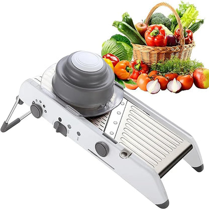 Manual Vegetable Slicer & Multifunction Cutter for Fast Meal Prepreparations