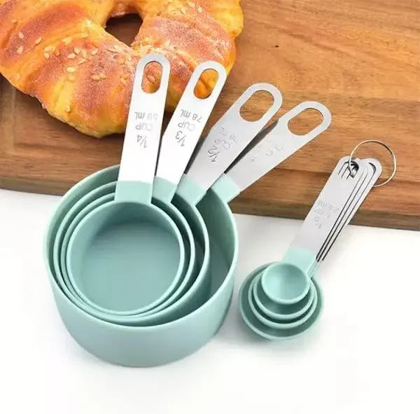 Stainless Steel Measuring Cup & Spoon Set