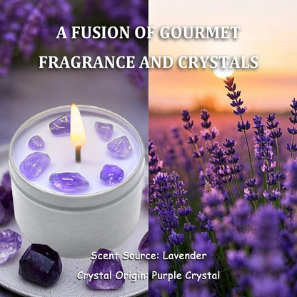 Scented Candles – 3oz Crystal Ritual Scented Candle with Soy Wax, Suitable Daily Use, Holiday Gifts, Use Halloween Home Decor