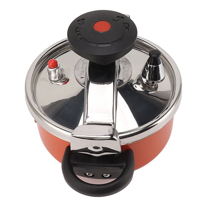 TOPINCN 2L Stainless Steel Pressure Cooker – Mini Pressure Pot for Gas & Induction