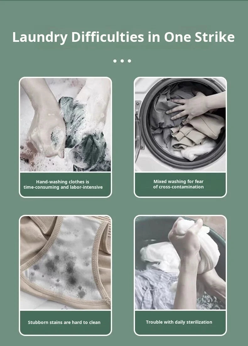 Mini Automatic Washing Machine for small clothes, Underwear & Socks