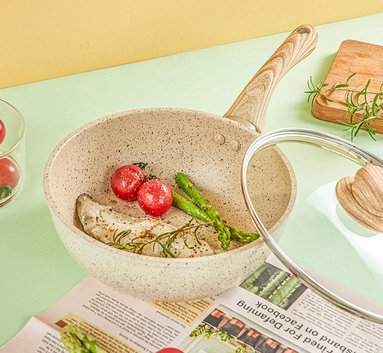 Non-Stick Pan Frying Pan Wok Pan Home Steak Skillet Pancake fried induction cooker gas stove special Saucepan Nonstick Pan