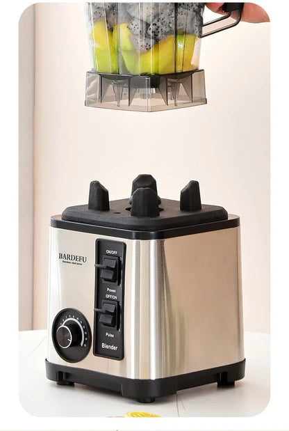 220V 3L  Blender 6 in 1 Stainless Steel Icebreaker Large Capacity Wall Breaker Meat Grinder Juicer Household Commercial Salad