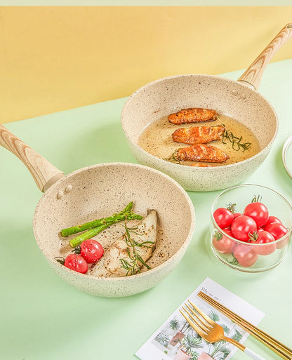 Non-Stick Pan Frying Pan Wok Pan Home Steak Skillet Pancake fried induction cooker gas stove special Saucepan Nonstick Pan