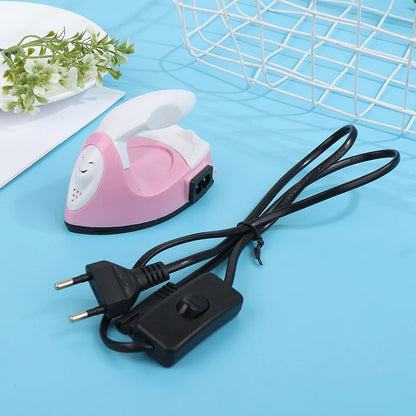 Mini Craft Iron Electric Iron Portable Handy Heat Press DIY Small Iron For Ironing Clothes Laundry Appliances EU/US Plug