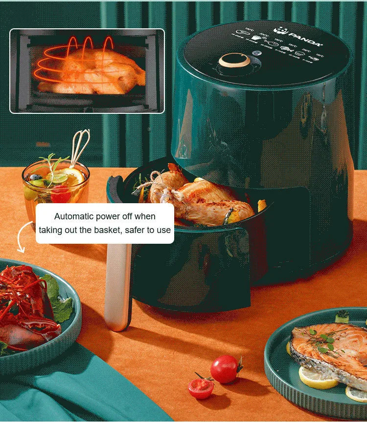 Air Fryer Homeuse Oil Free And Smokefree Automatic Largecapacity Intelligent Multifunctional Electric Fryer Smart Automatic