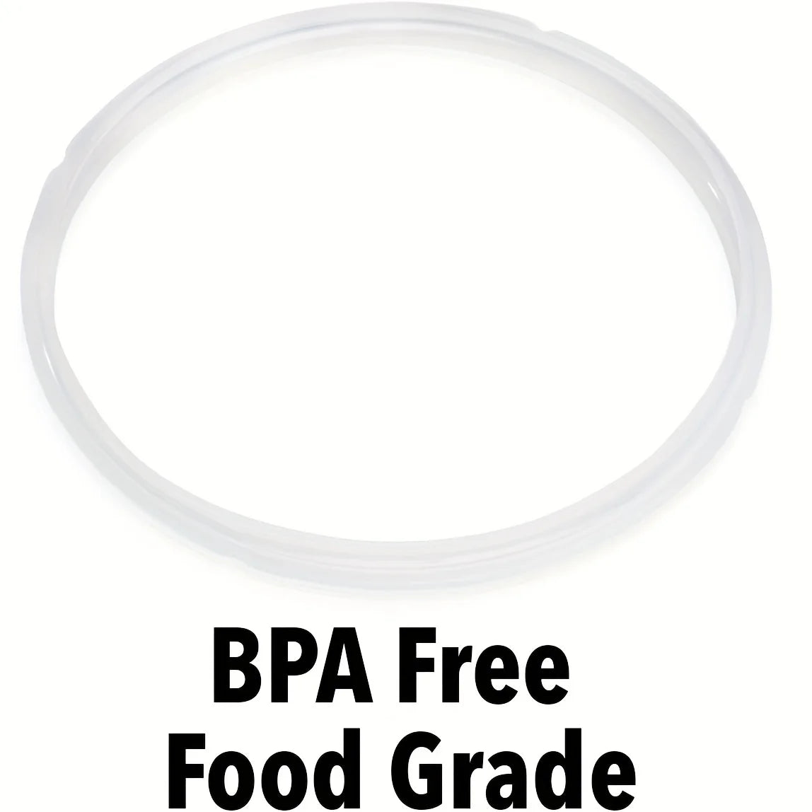 1 piece of food grade silicone sealing ring for instant pot - alternative rubber sealing ring for 3, 5, 6, and 8 quart pots