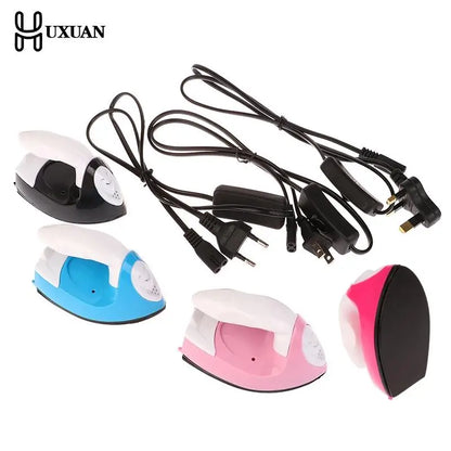 Mini Craft Iron Electric Iron Portable Handy Heat Press Diy Small Iron For Ironing Clothes Laundry Appliances EU/US/UK Plug