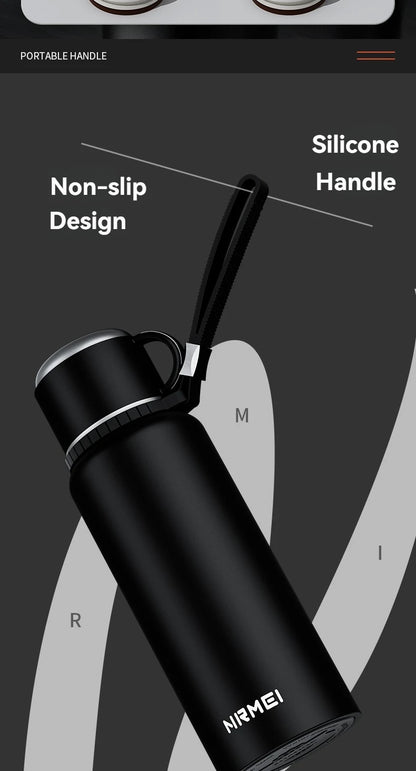 2L Thermos Insulated Water Bottle Hot Water Bottle Vacuum Flask Smart coffee drinkware cup Stainless Steel Double Wall Kettles