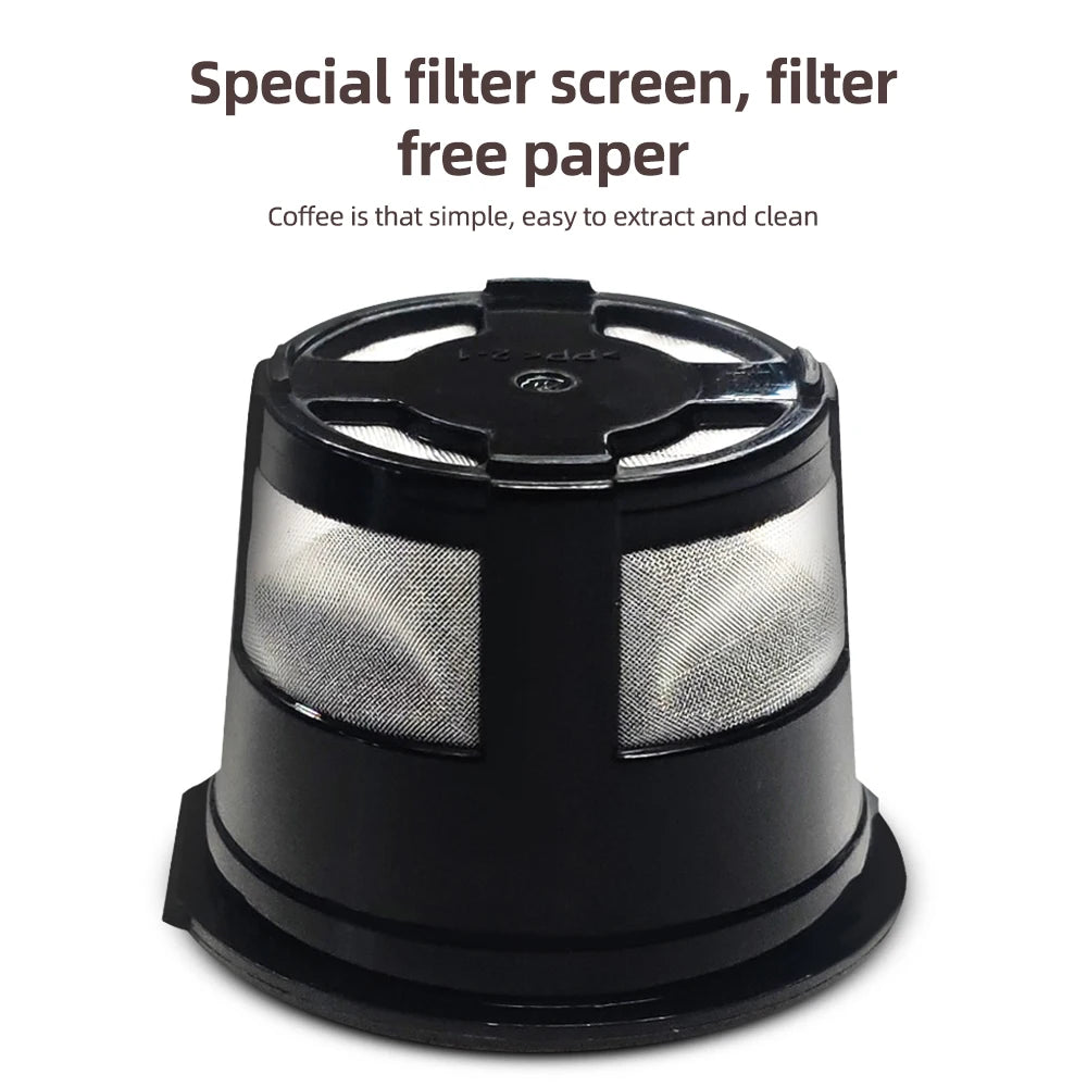 Portable Electric Espresso Coffee Machines 6oz Single Serve Mini Coffee Maker Automatic Brew for Camping Travel Car Office