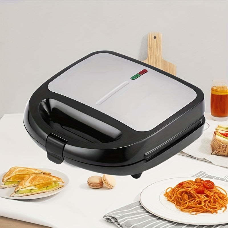WNDSEVEN 3-in-1 Breakfast Machine | Toaster, Sandwich Maker & Waffle Grill